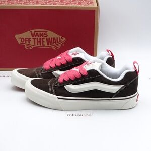 Vans Brown and Pink Women's Sneakers